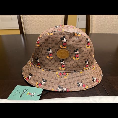 gucci bucket hat mickey|Gucci mickey mouse collection.